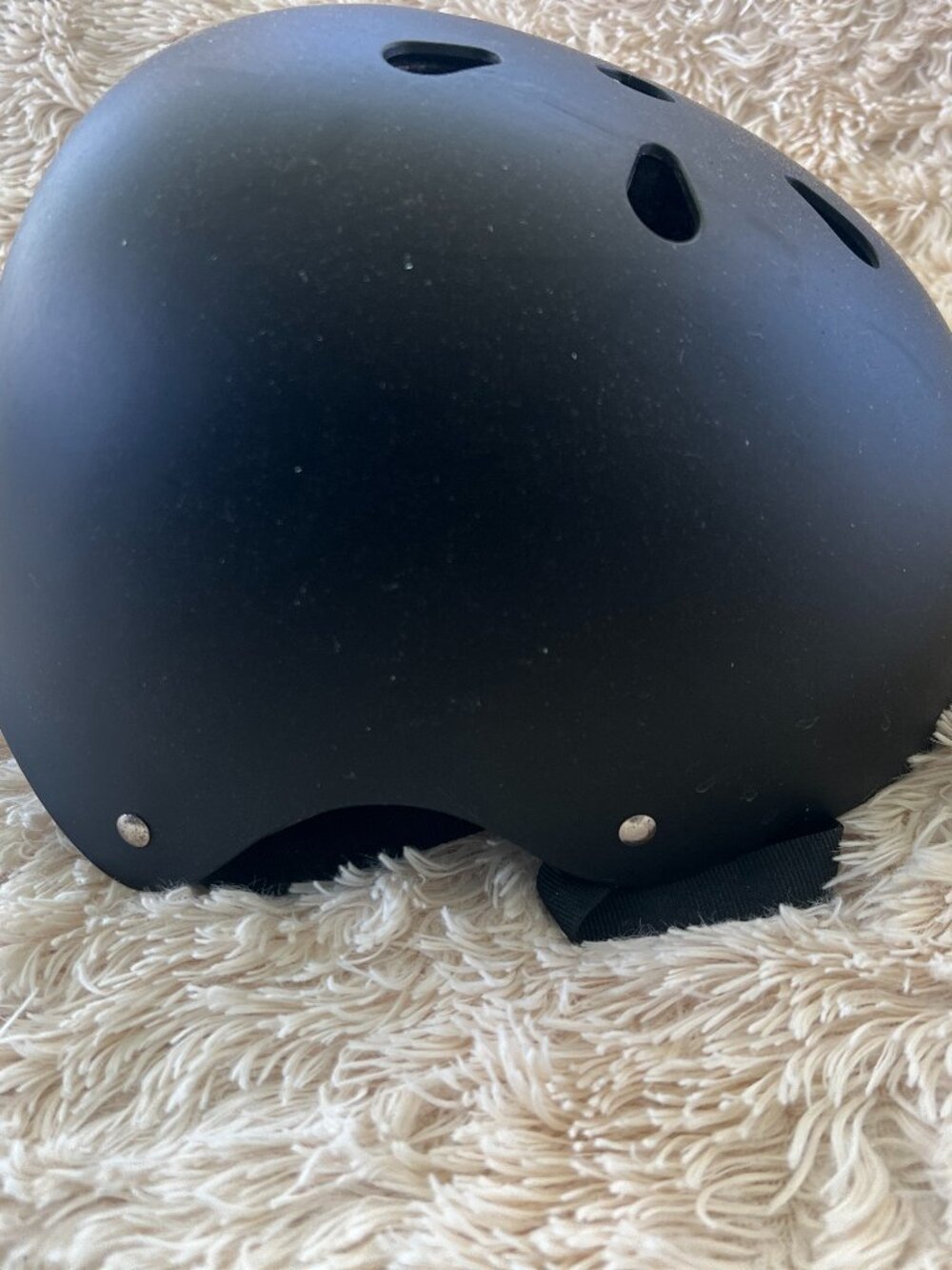 JBM Matte Black Multi Sport Skateboard Bicycle Helmet Size L